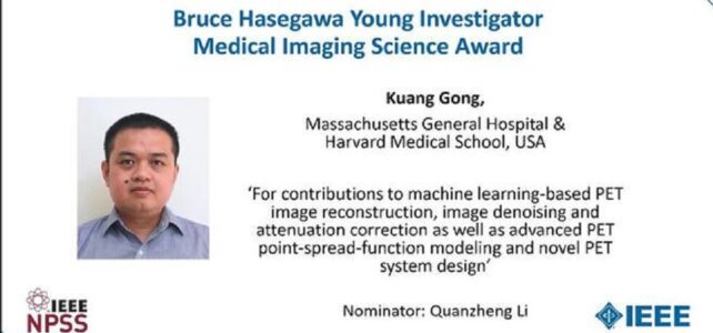 CAMCA’S Kuang Gong Wins Young Investigator Award